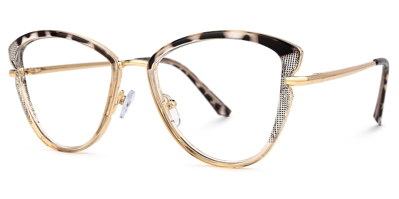 Dunlop Cateye Tortoise Glasses | Zeelool Glasses1