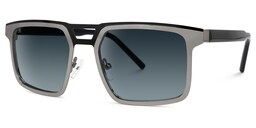 Wirtz Geometric Gray Sunglasses1