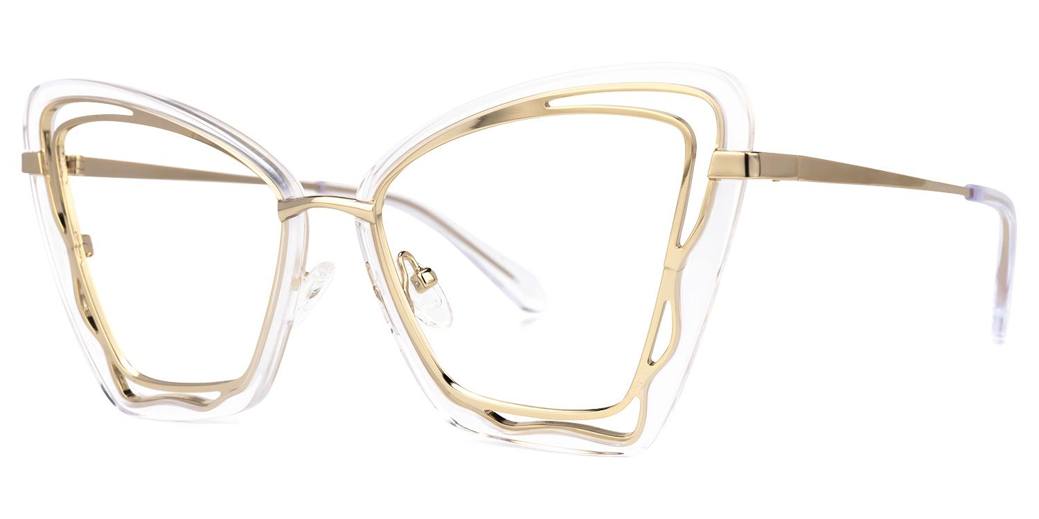 Mayers Cateye Clear Glasses | Zeelool Glasses1