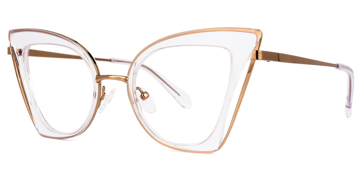 Orinthia Cateye Clear Glasses | Zeelool Glasses1