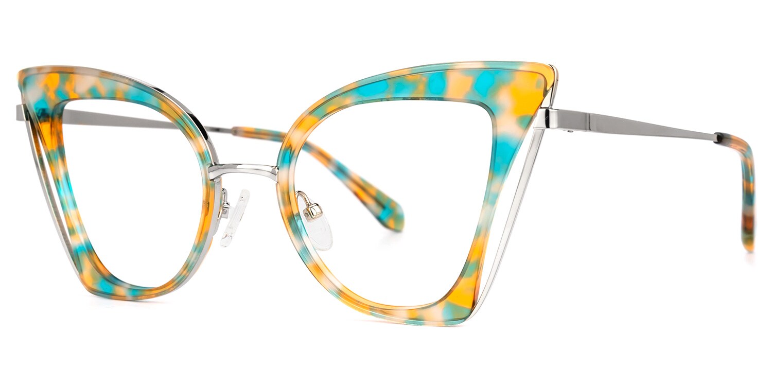 Orinthia Cateye Blue Glasses | Zeelool Glasses1