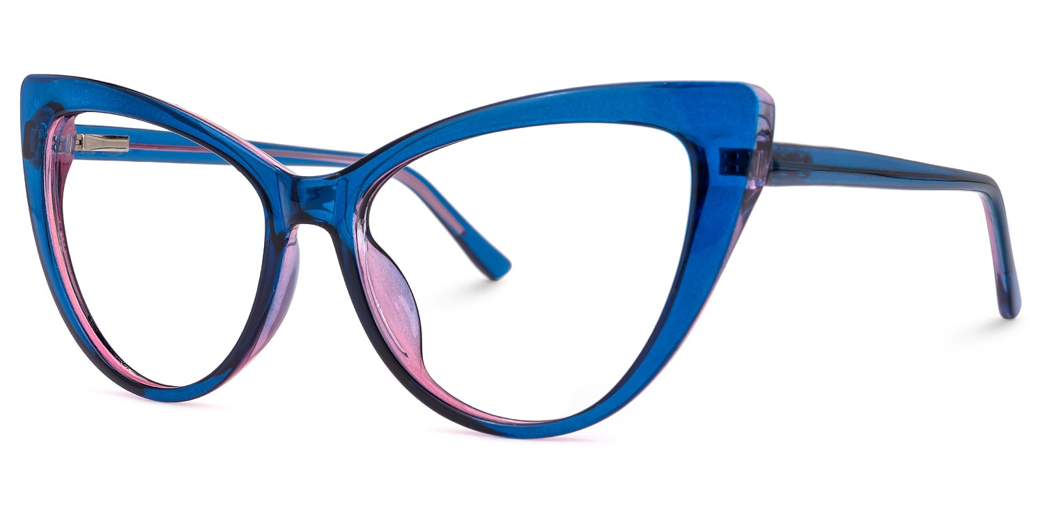 Gato！ Cateye Levette Gray-Tortoise Glasses deals -Zeelool Glasses