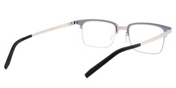 Alger Browline Black Glasses5