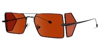 Romba Rectangle Red Sunglasses1