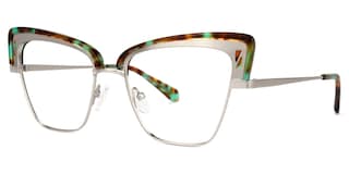 Benny Cateye Silver Glasses1