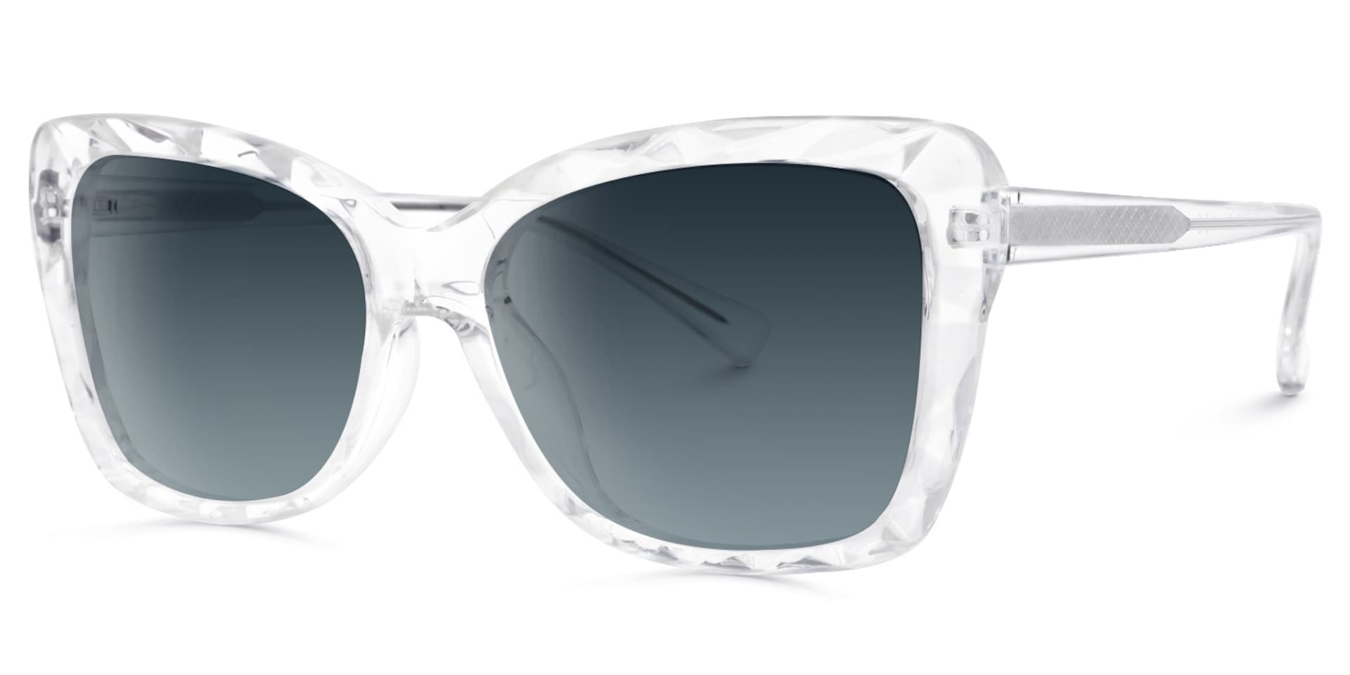 Edna Cateye Crystal Sunglasses | Zeelool Glasses1