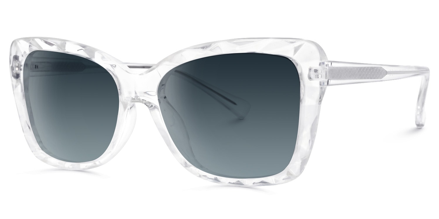 Edna Cateye Crystal Sunglasses