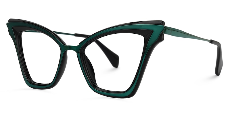 Stella Cateye Black Glasses | Zeelool Glasses1