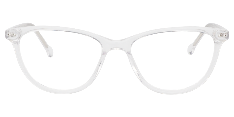 Oval Clear Glasses | Zeelool Eyeglass Frames0