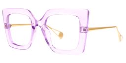 Qatar Square Light-Purple Glasses1