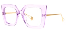 Qatar Square Light-Purple Glasses1