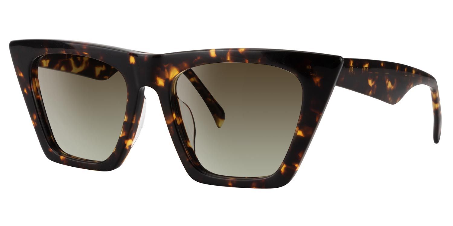 Cecile Cat Eye Tortoise Sunglasses | Zeelool Glasses1