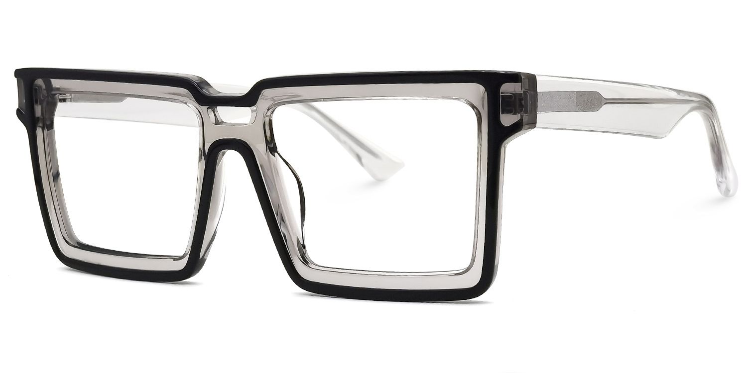 Milian Cyberpunk Square Black Glasses for Women and Men1
