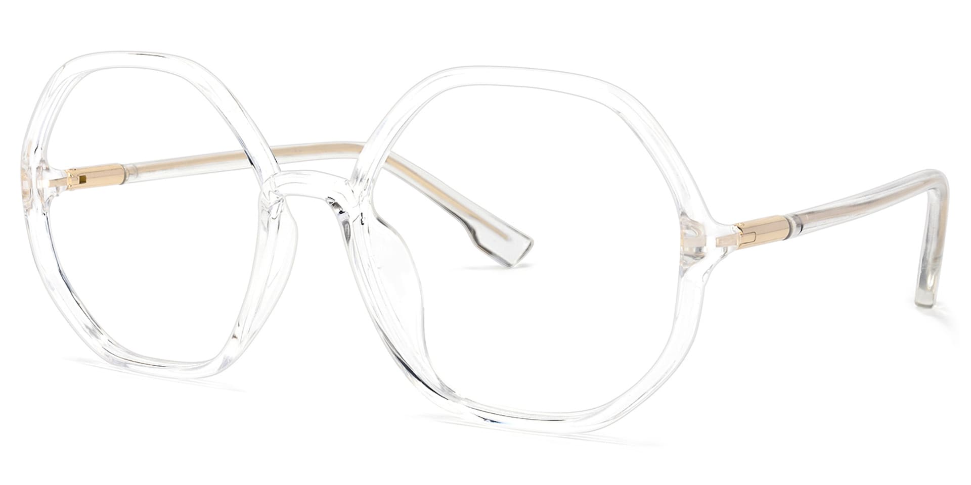 Noelle Geometric Crystal Glasses | Zeelool Glasses1