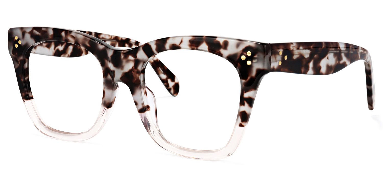 Rectangle Tandy Light Tortoise Frame Glasses | Zeelool1