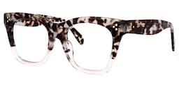 Tandy Rectangle Light-Tortoise Glasses1