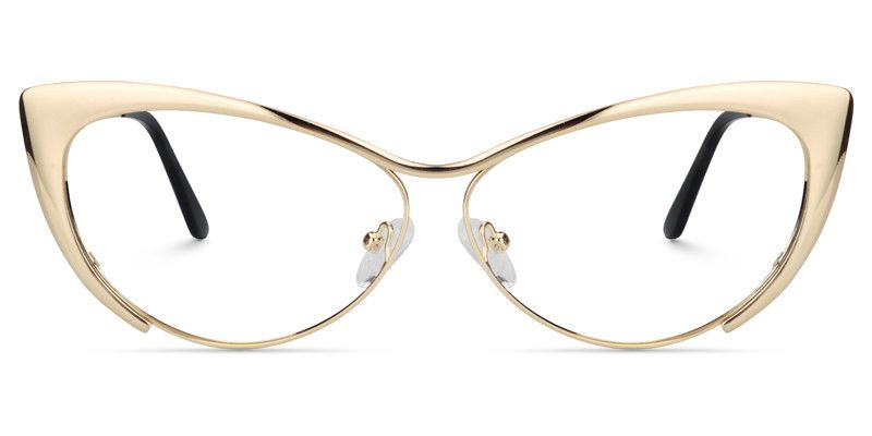 Ellen Cateye Gold Glasses