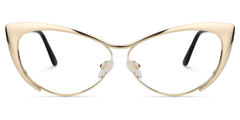 Ellen Cateye Gold Glasses