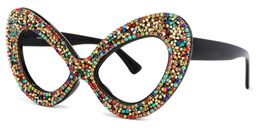 Poppy Cateye Colorful Glasses1