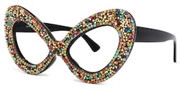 Poppy Cateye Colorful Glasses1