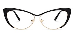 Ellen Cateye Black Glasses0