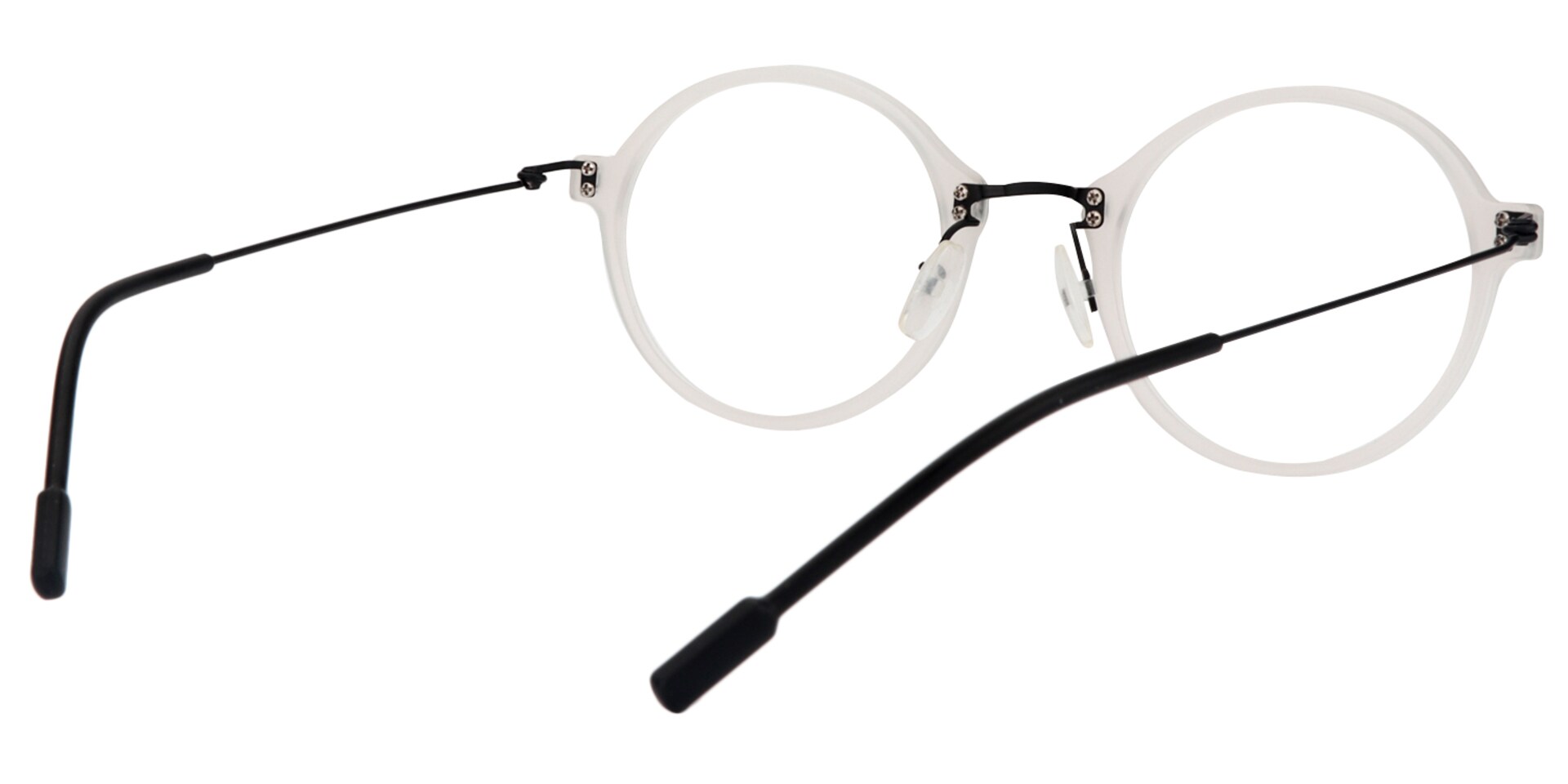 Round White Glasses | Zeelool Glasses5