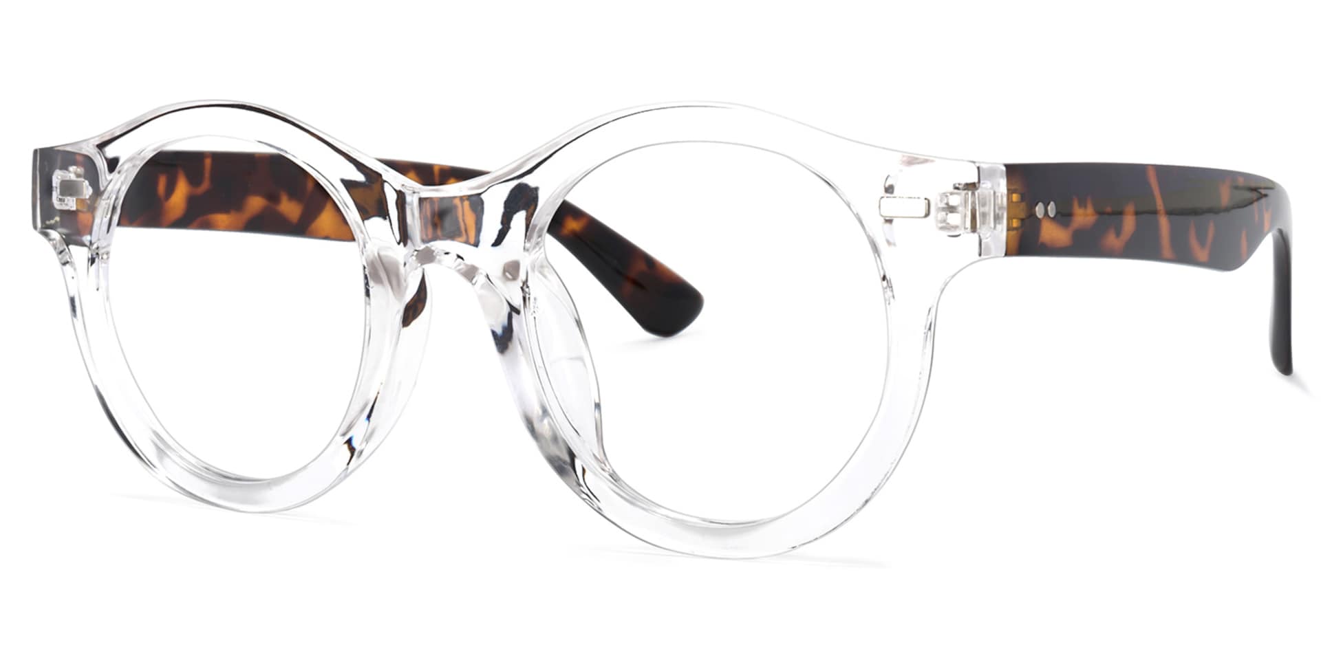 Paxton Round Crystal Glasses | Zeelool Glasses1