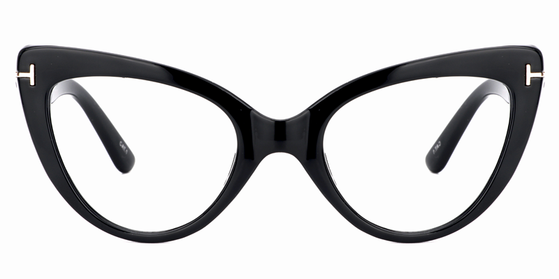 Cat Eye Black Glasses | Zeelool Eyeglass Frames0