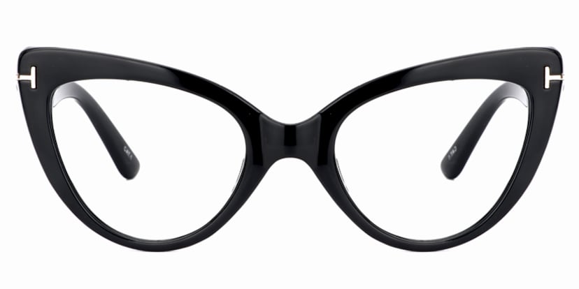 Kristin Cat Eye Black Glasses