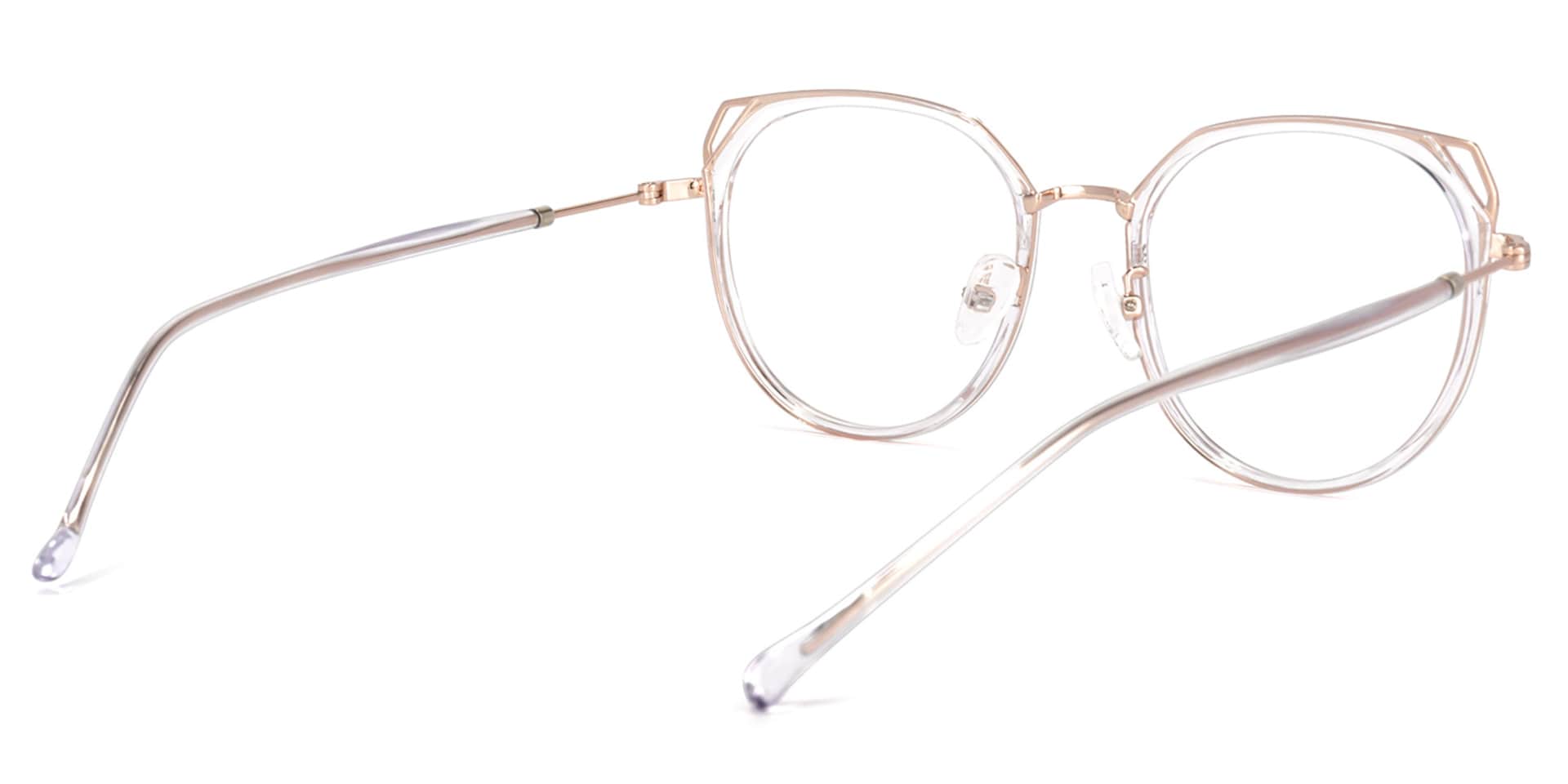 Ofelia Cateye Crystal Glasses | Zeelool Glasses4