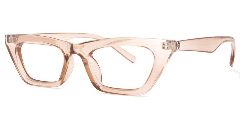 Priya Cateye Champagne Glasses | Zeelool Glasses1