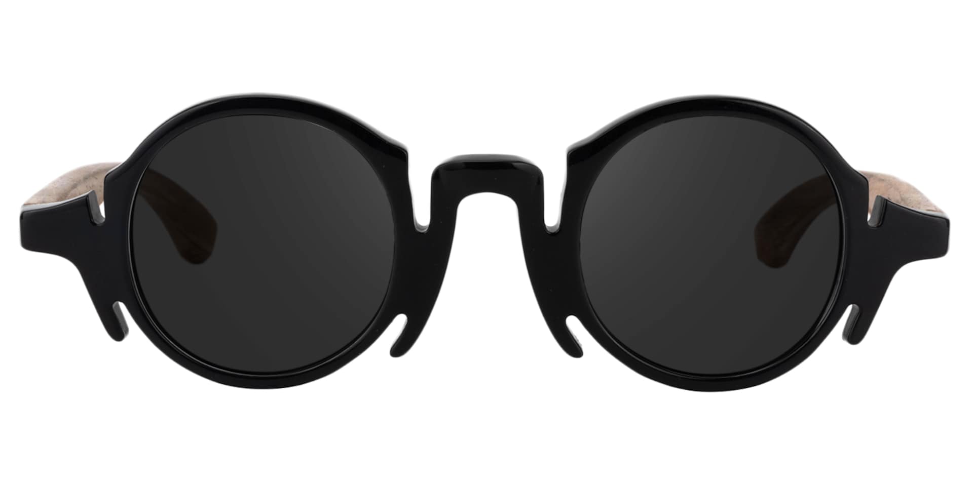 Charlie Round Black Sunglasses | Zeelool Glasses0