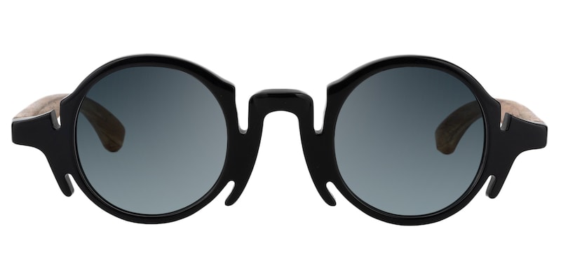 Charlie Round Black Sunglasses | Zeelool Glasses0