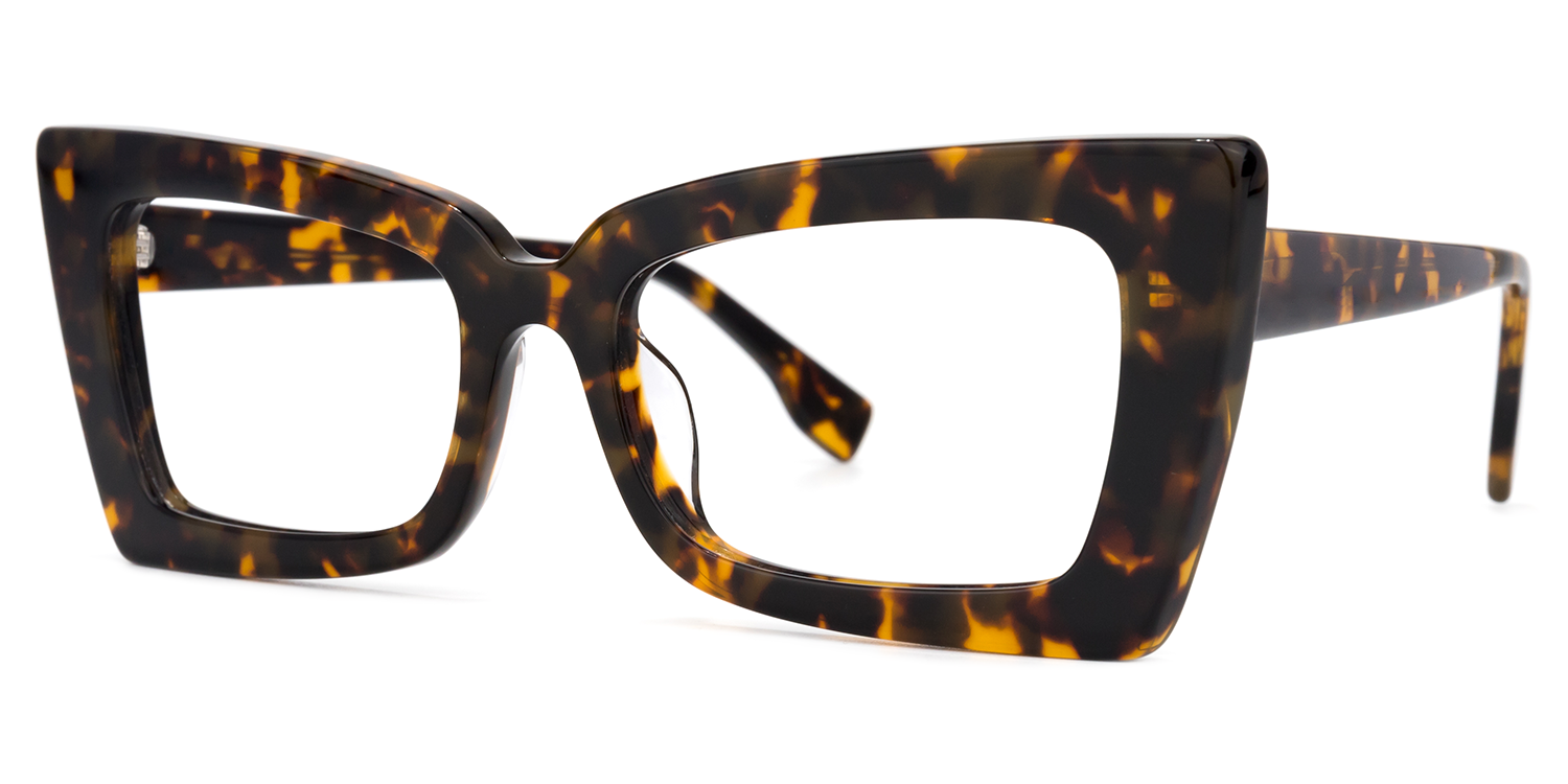 Newell Rectangle Tortoise Eyeglasses | Stylish Eyewear by ZEELOOL2