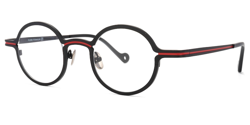 Tobey Round Black Glasses | Zeelool Glasses1