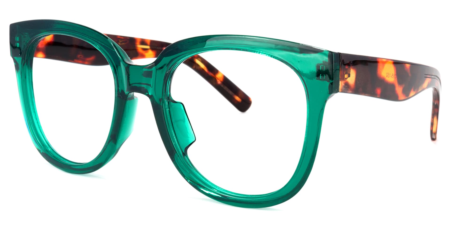 Harrell Square Dark-Green Eyeglasses | Zeelool3