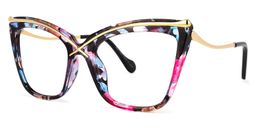 Winston Butterfly Floral Glasses1