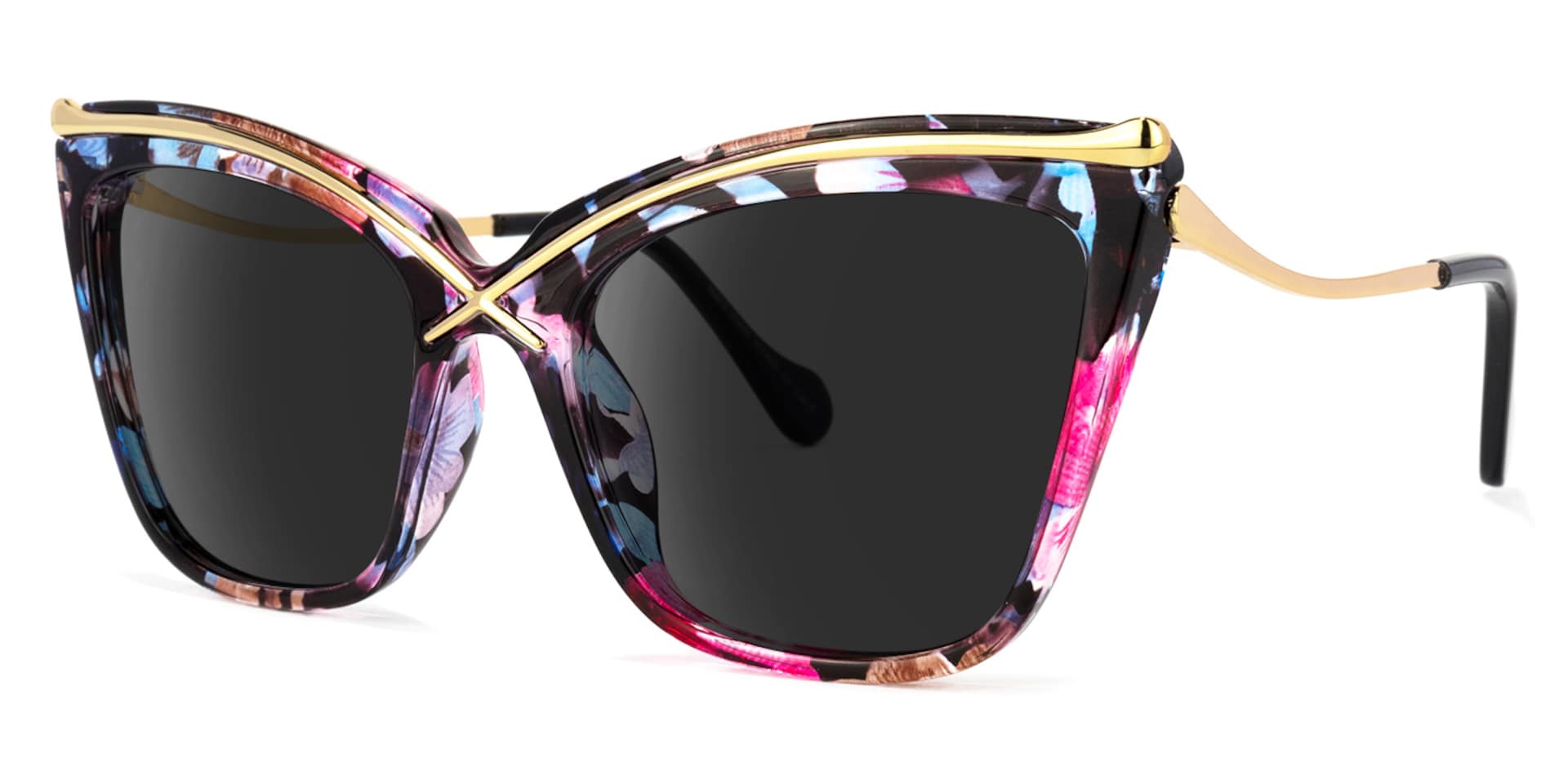 Winston Butterfly Floral Sunglasses | Zeelool Optical1