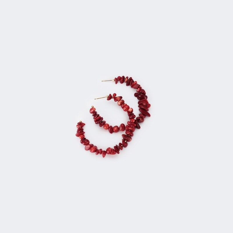Stylish Turquoise Red Earrings | Zeelool Glasses0