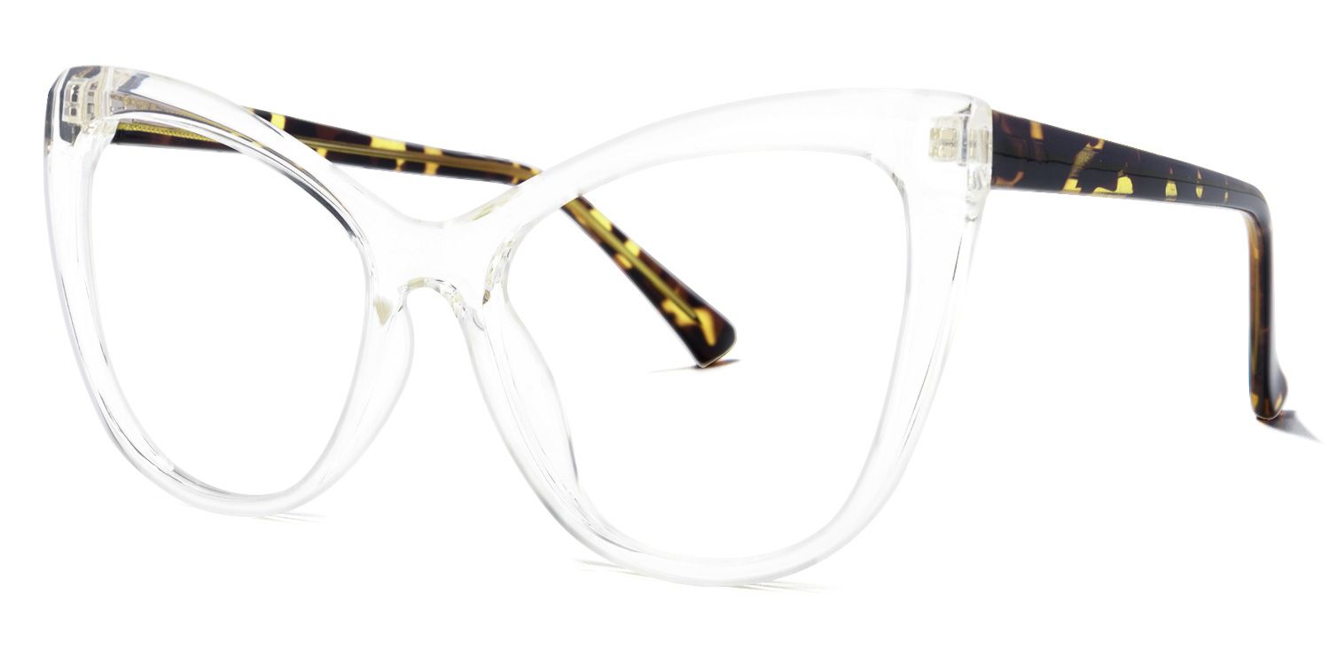Shelby Cateye Clear Glasses | Zeelool Glasses1