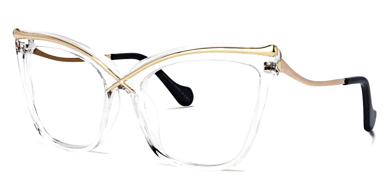 Winston Butterfly Clear Frame Glasses | Zeelool Optical1