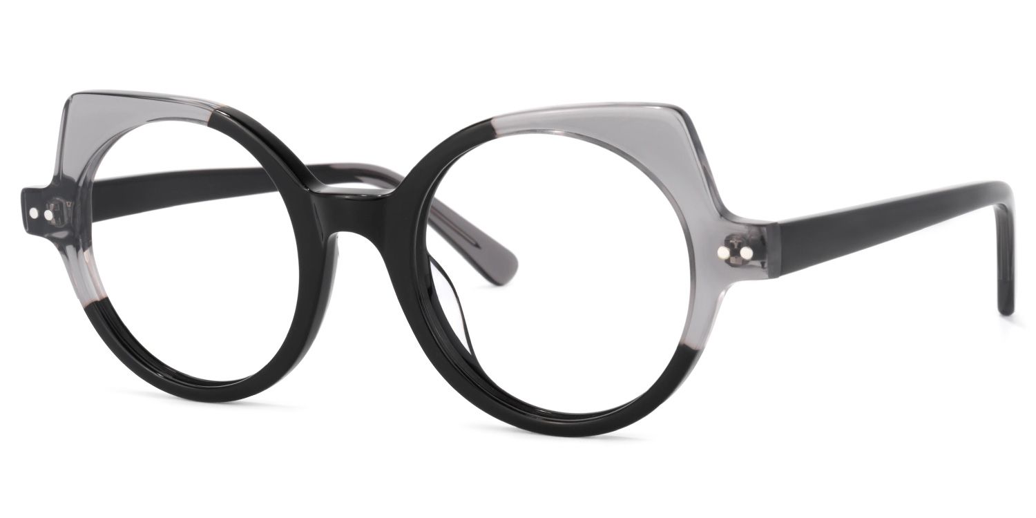 Gilbert Cateye Black Glasses | Zeelool Glasses1