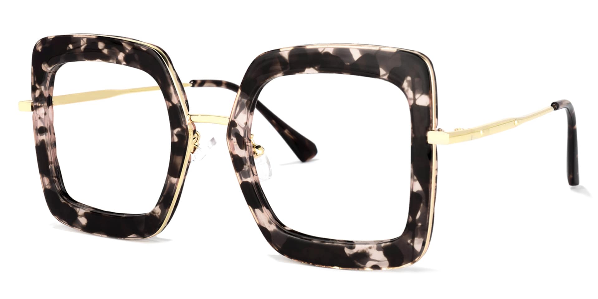 Tucker Square Tortoise Glasses | Zeelool Glasses1