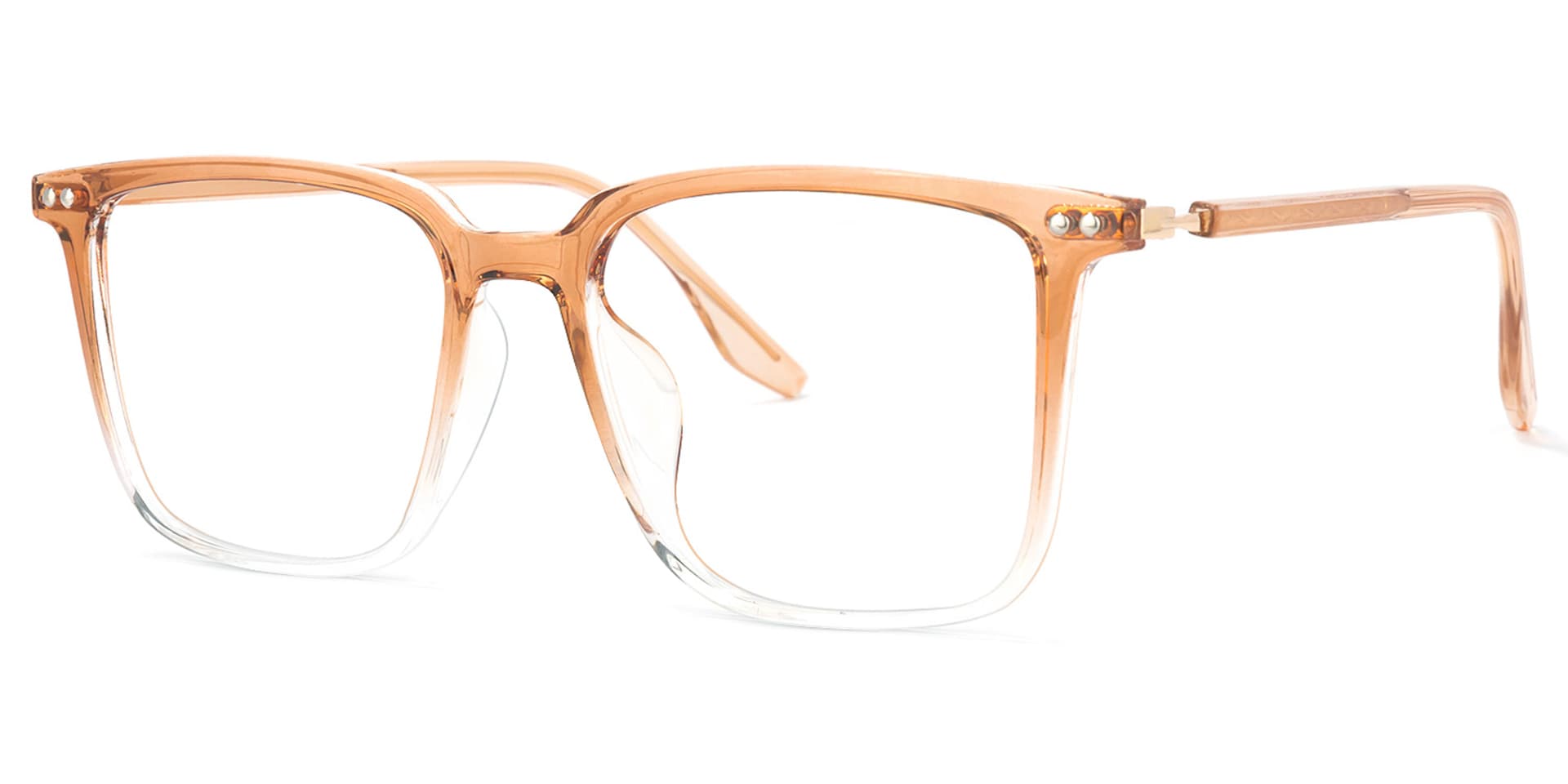 Tobias Square Earthy-Yellow Glasses | Zeelool Glasses1