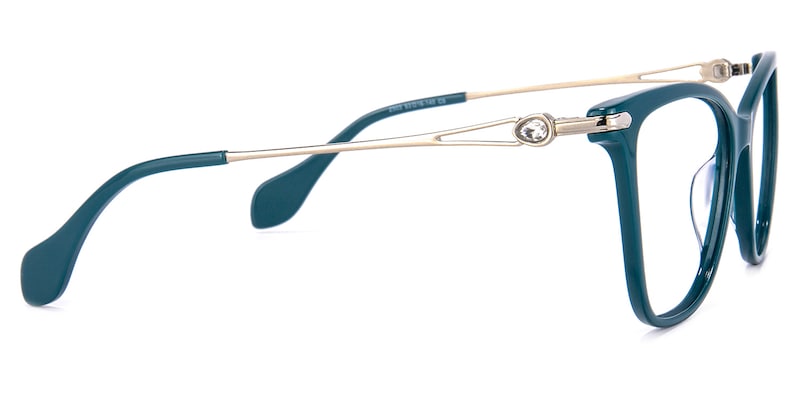 Westley Butterfly Peacock-Green Glasses | Zeelool Glasses3