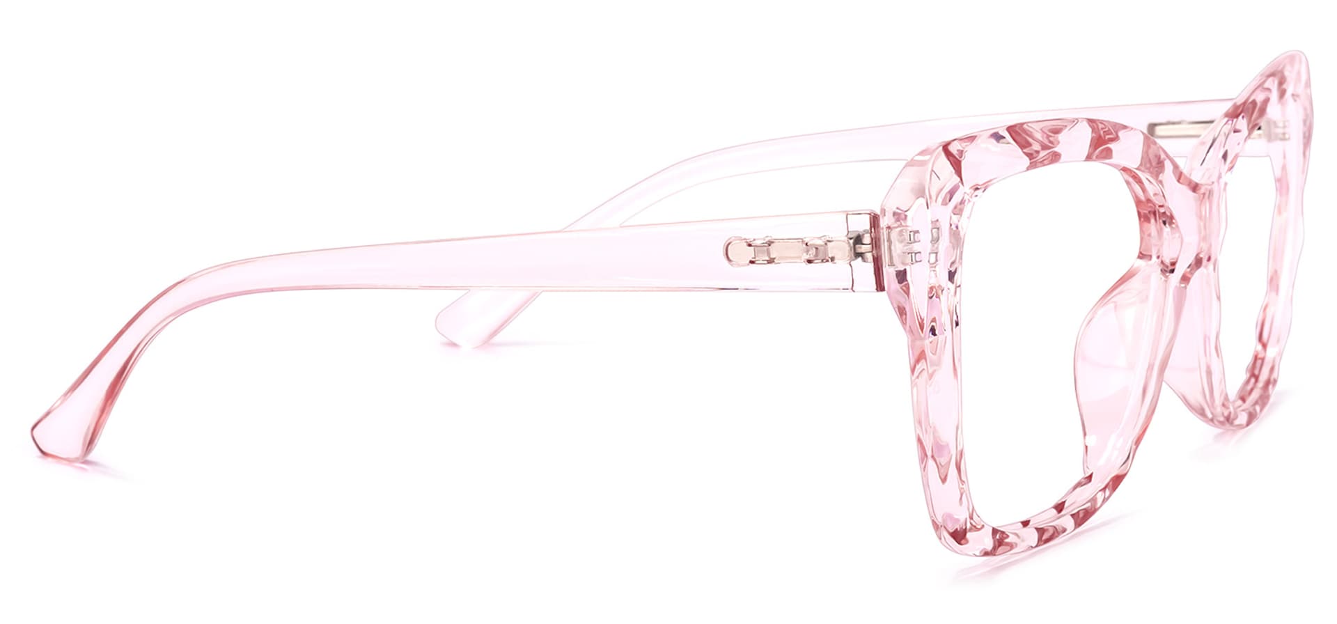 Wendell Cateye Pink Glasses | Zeelool Glasses3