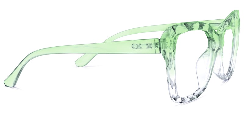 Wendell Cateye Green Glasses | Zeelool Glasses3