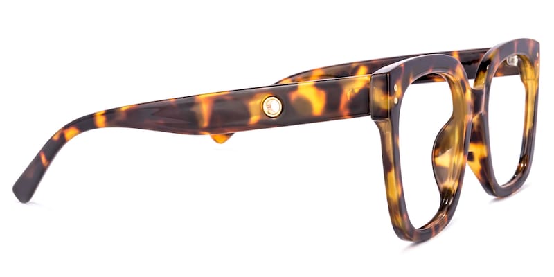 Wolfgang Square Tortoise Glasses | Zeelool Glasses3