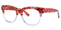 Yessenia Square Purple Glasses1