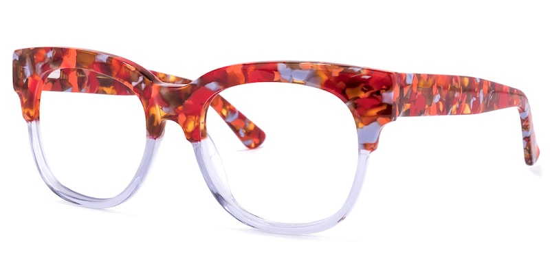 Yessenia Square Purple Glasses | Zeelool Glasses1